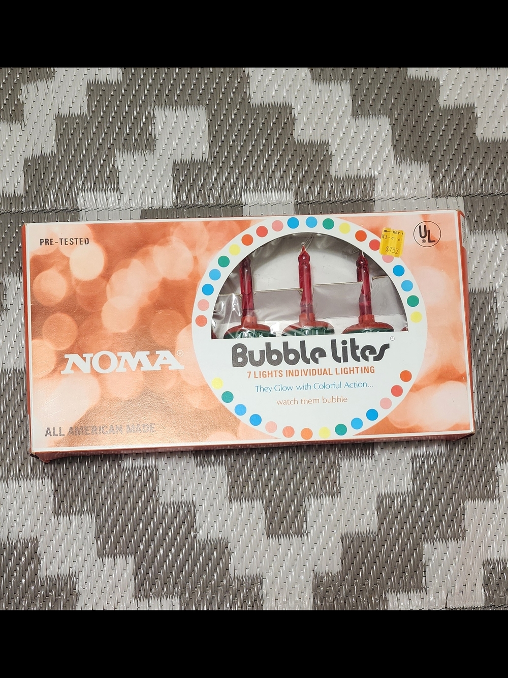 Vintage 1950s NOMA Bubble Lites Christmas Set